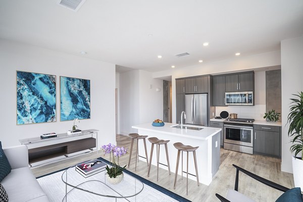 kitchen at Park 12 - The Collection Apartments