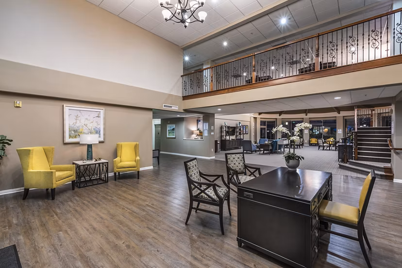 Clubhouse at Overture Rancho Santa Margarita featuring modern design and vibrant social spaces for active adults