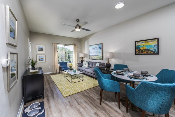 living room at Overture Rancho Santa Margarita Active Adult Apartments
