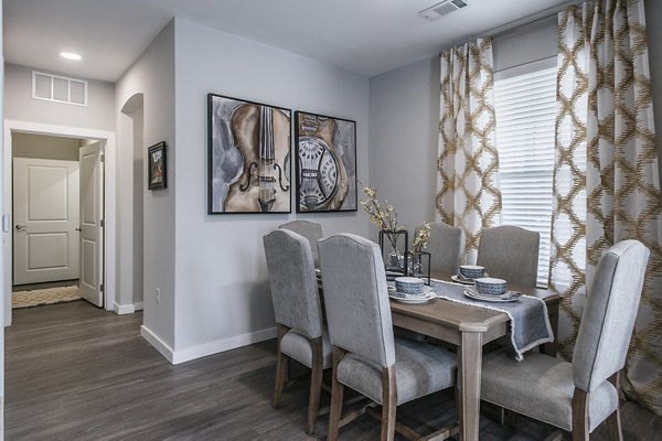 Dining room featuring elegant decor and spacious layout in Novel Lockwood Glen Apartments