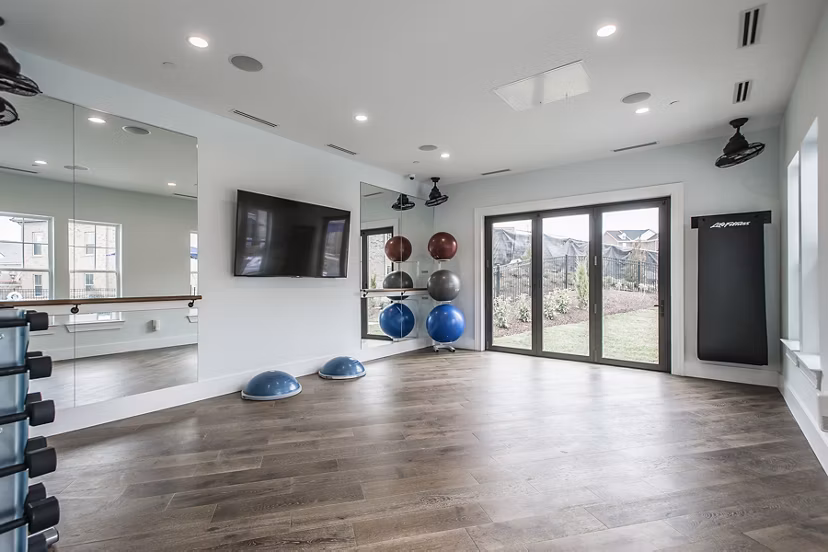 Yoga and spin studio with state-of-the-art equipment at Novel Lockwood Glen Apartments