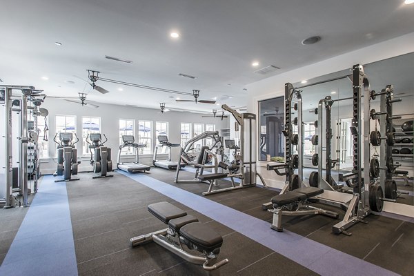 fitness center at Novel Lockwood Glen Apartments  