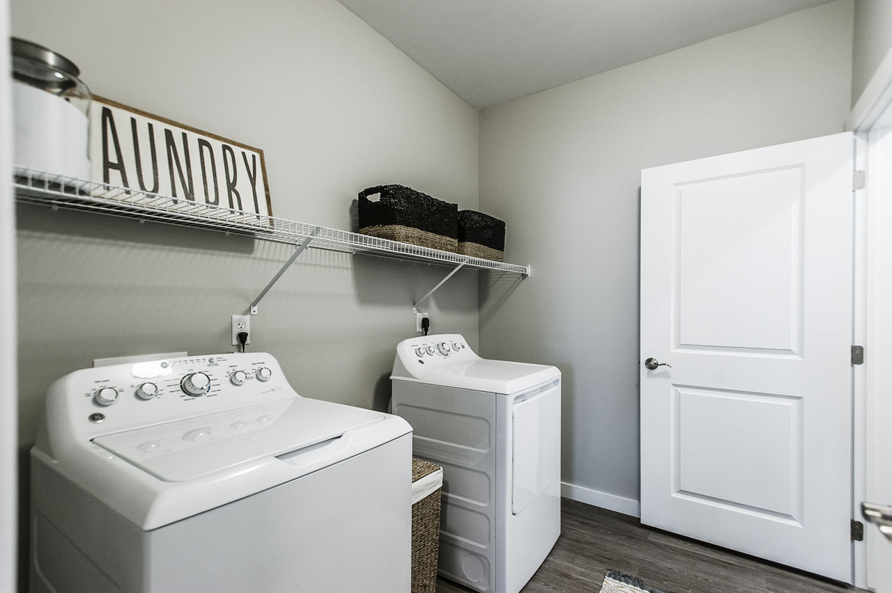 Laundry room at Heartwood At Lockwood Glen Apartments