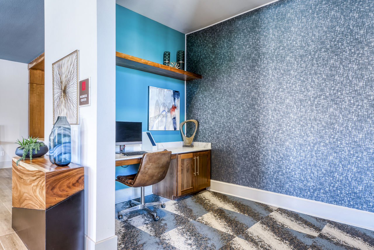 Work space at Lakeview Villas