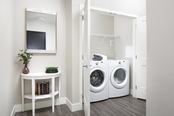 laundry room at The Glenn Apartments