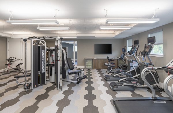 fitness center at Overture West Ashley Apartments