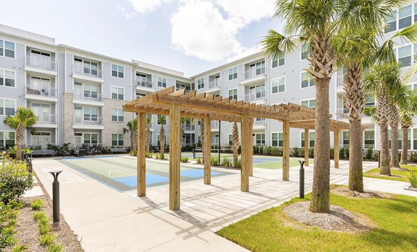 Sport court at Overture West Ashley Apartments: Modern recreation area for active living in a vibrant community environment