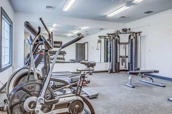 fitness center at Park Vue Apartments
