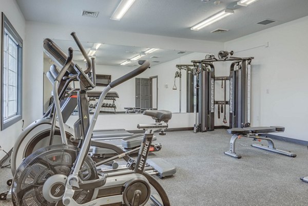 fitness center at Park Vue Apartments