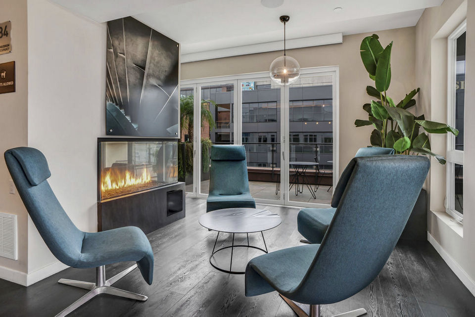 clubhouse at AV8 Apartments 