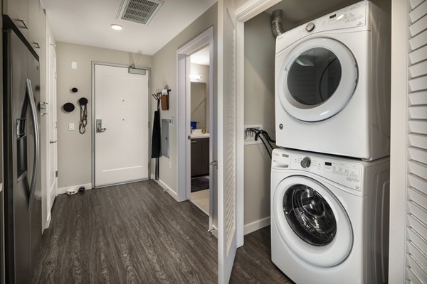 laundry room at AV8 Apartments