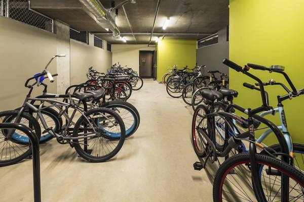 bike storage at AV8 Apartments