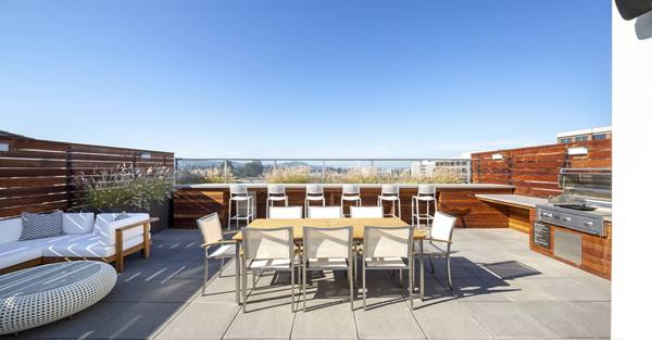 patio at The Cardinal Apartments