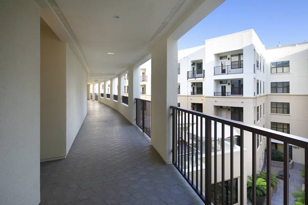 patio at The Cardinal Apartments