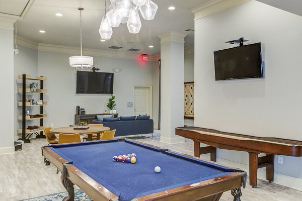 game room at The Meadows at HomePlace Apartments