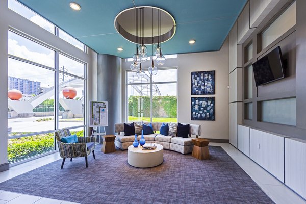 Elegant clubhouse with contemporary design in Encore Montrose Apartments