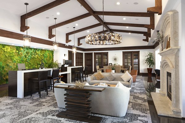 Aventino Apartments: Elegant clubhouse with modern furnishings and open spaces for social gatherings
