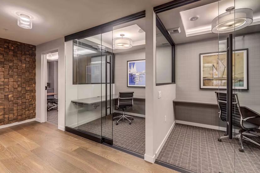 Clubhouse featuring modern furnishings and lounge areas at Marlowe Apartments, ideal for social events and gatherings