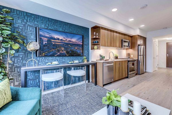 kitchen at Marlowe Apartments               