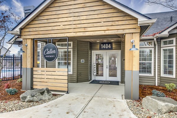 clubhouse/leasing office at Callen Apartments