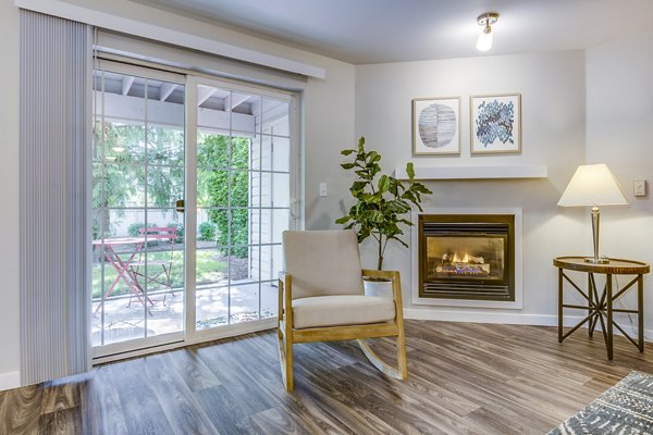 Modern living room with cozy seating and stylish dÃ©cor at Callen Apartments luxury residences