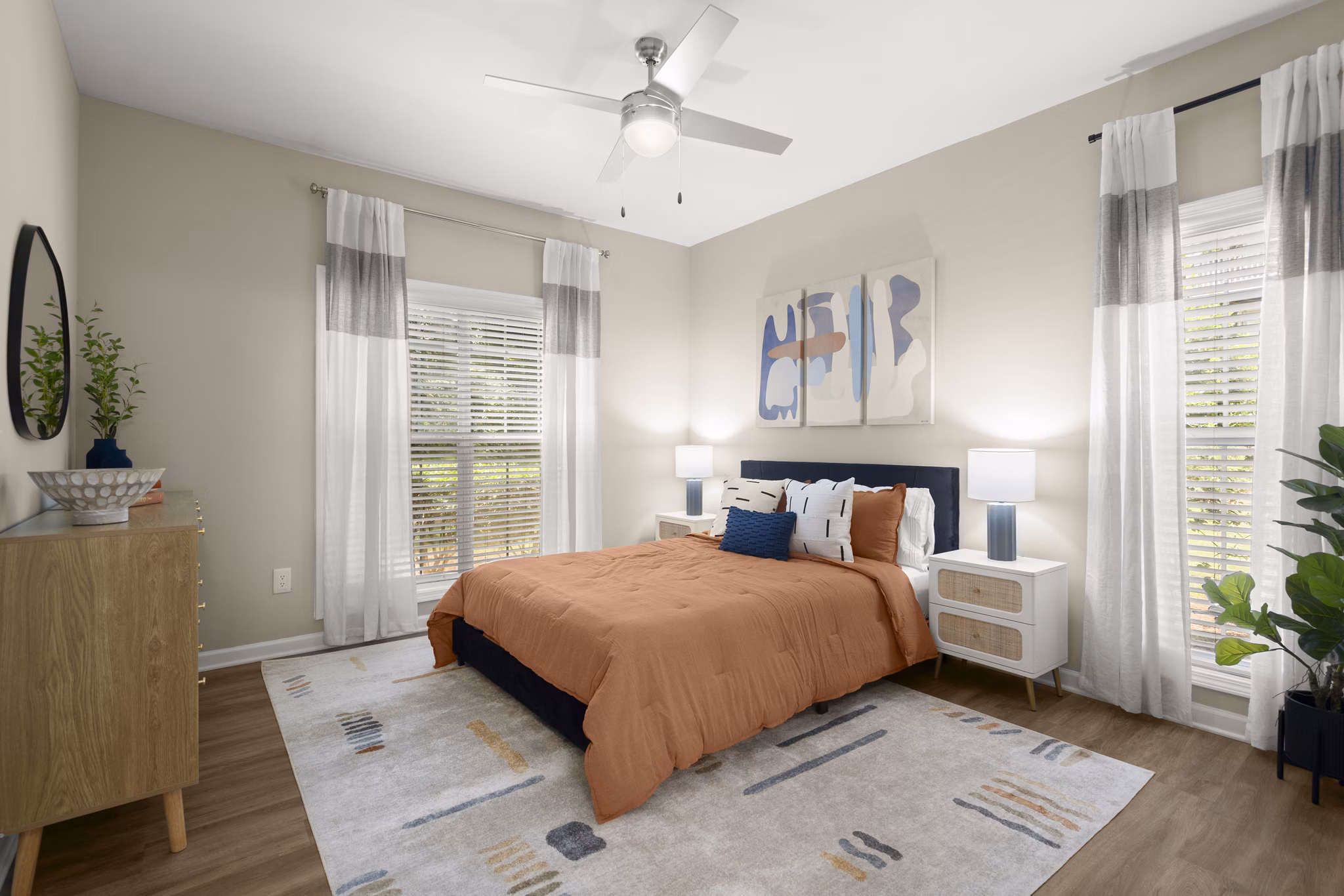 bedroom at exterior at Decatur Highlands Apartments