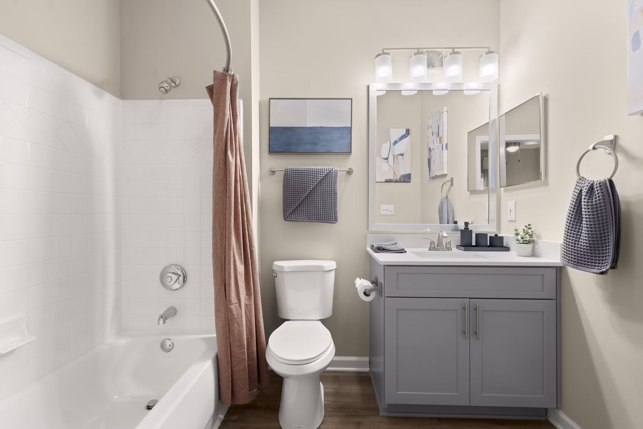 bathroom at exterior at Decatur Highlands Apartments