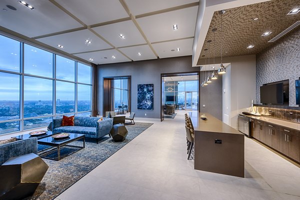 clubhouse/kitchen at Latitude Med Center Apartments