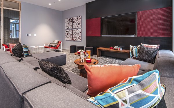 Clubhouse with stylish seating and modern dÃ©cor at Zig Apartments, luxury living in prime location