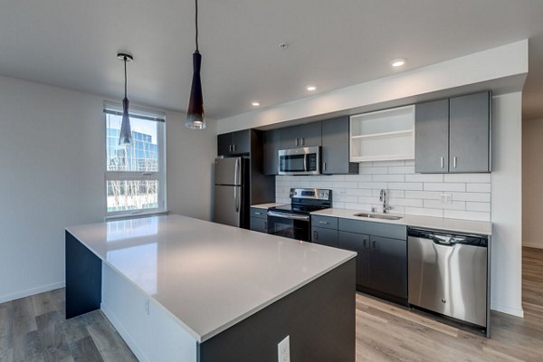 kitchen at Zig Apartments