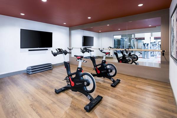 fitness center at Avila Apartments               