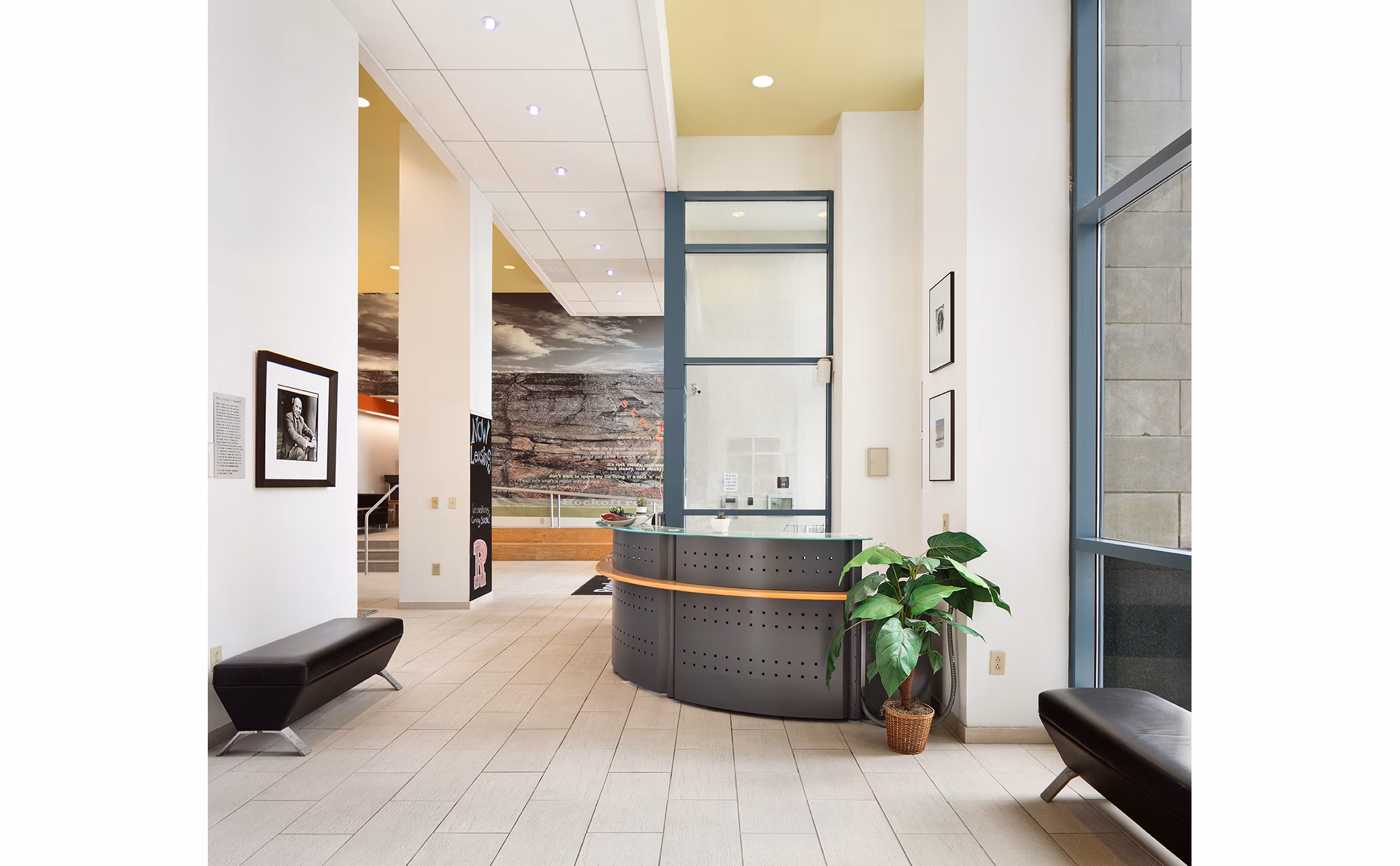 Clubhouse featuring modern seating and stylish decor at SoCam 290 Apartments, offering a luxury gathering space in Greenville
