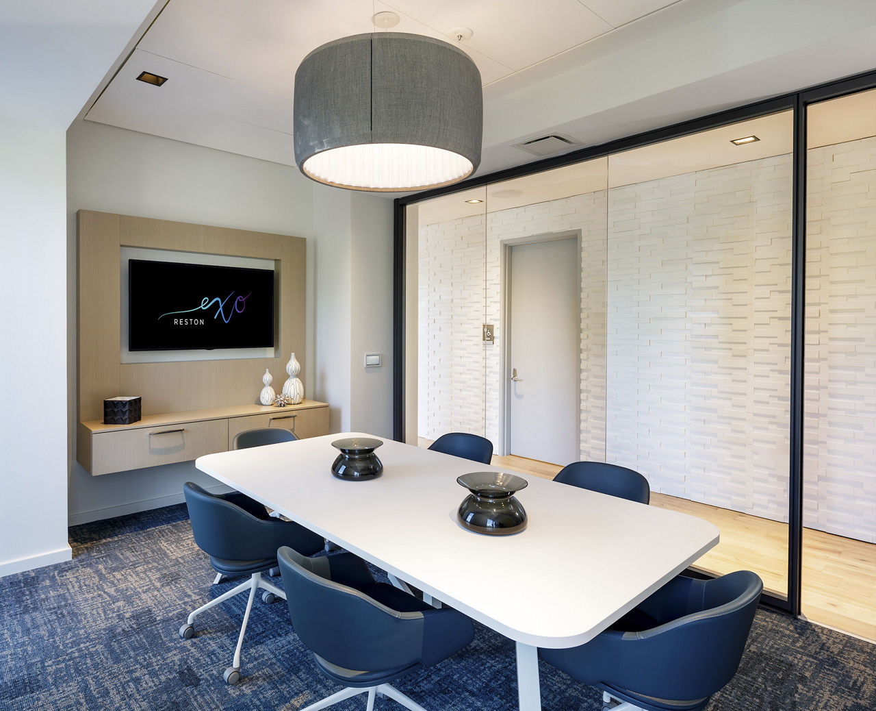Work space at Exo Apartments