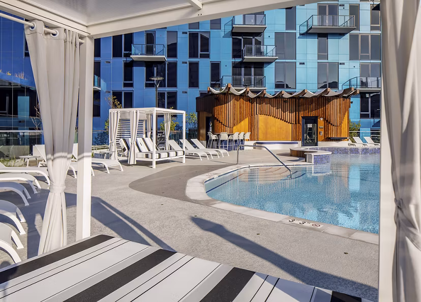 pool at Exo Apartments