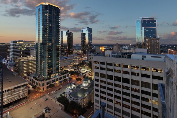 Historic Electric Building: Elegant facade of luxury apartments in Fort Worth
