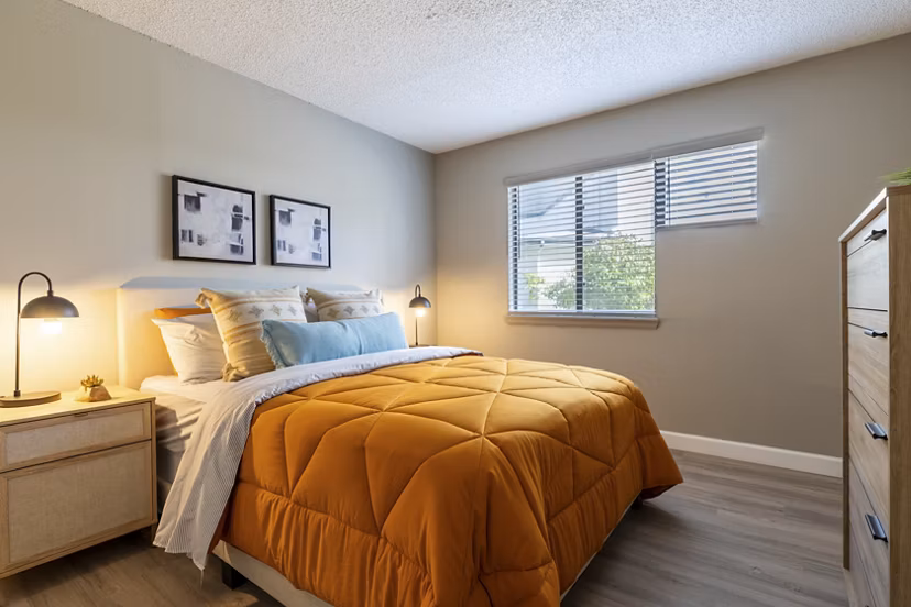 bedroom at Reflections on 92nd Apartments