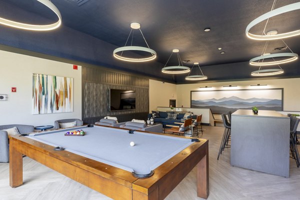game room at Reflections on 92nd Apartments