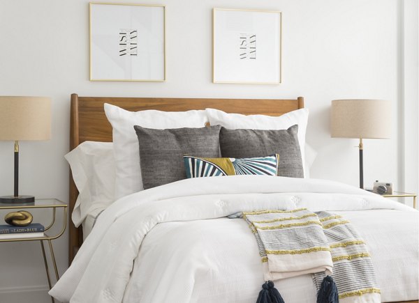 bedroom at Lantera at Boston Landing Apartments