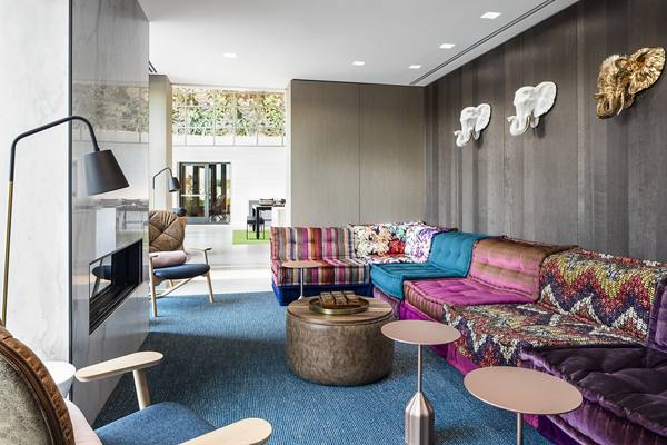 clubhouse/lobby at Lantera at Boston Landing Apartments