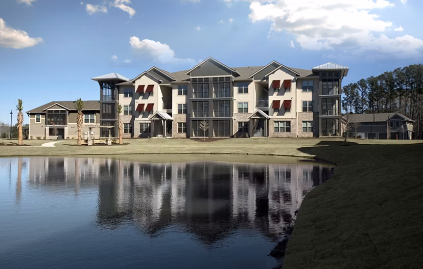 One Hampton Lake: Elegant lakeside luxury apartments in Hampton Lake Community