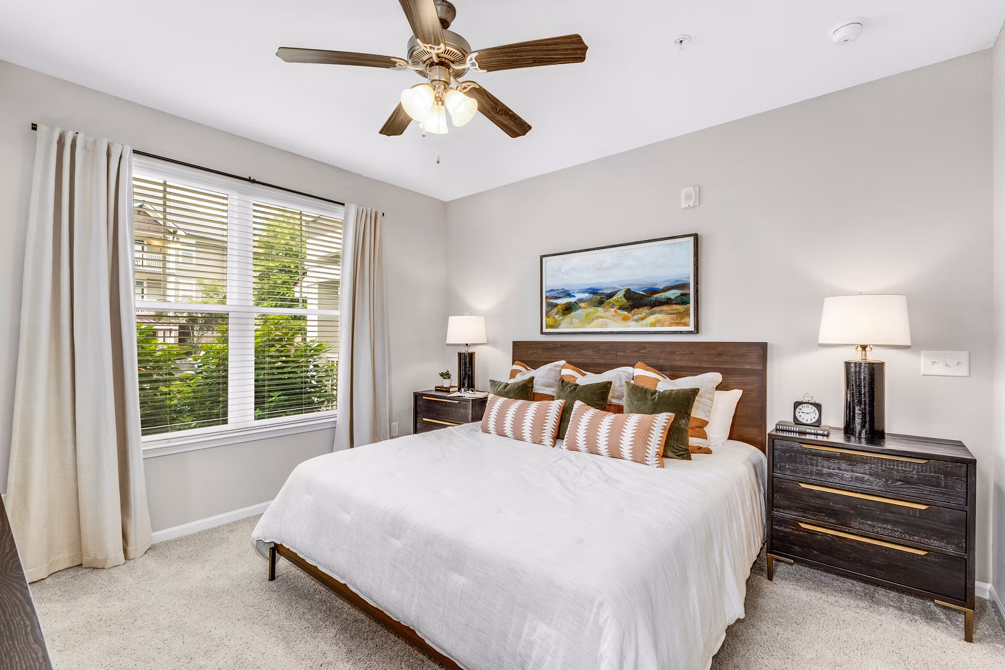 Bedroom at Grand Oaks at Crane Creek Apartments