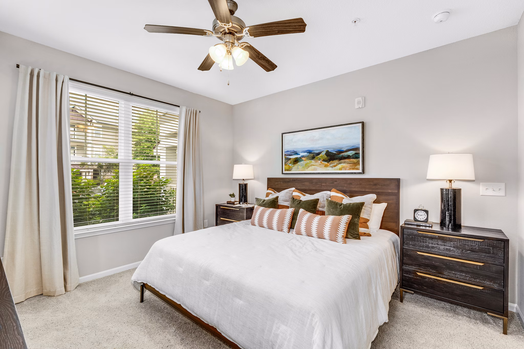 Bedroom at Grand Oaks at Crane Creek Apartments