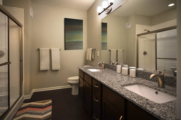 bathroom at Grand Oaks at Crane Creek Apartments