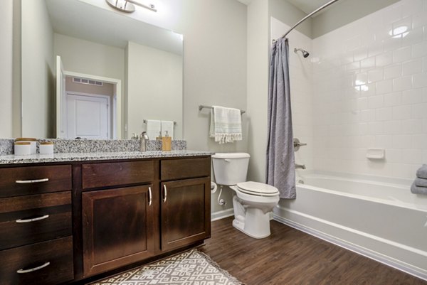 bathroom at Grand Oaks at Crane Creek Apartments