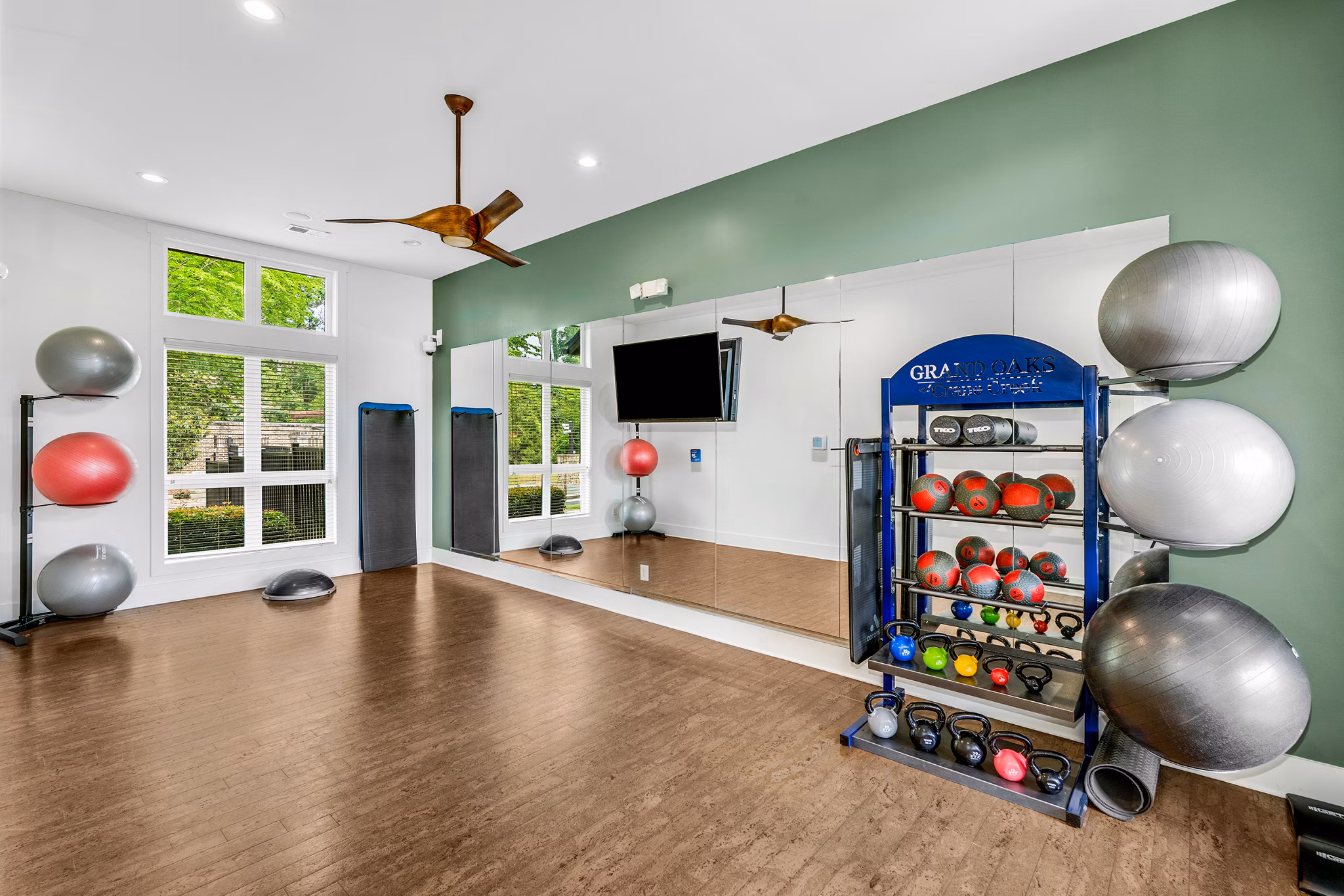 Fitness Center at Grand Oaks at Crane Creek Apartments