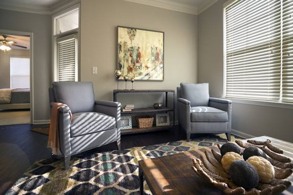 living room at Grand Oaks at Crane Creek Apartments