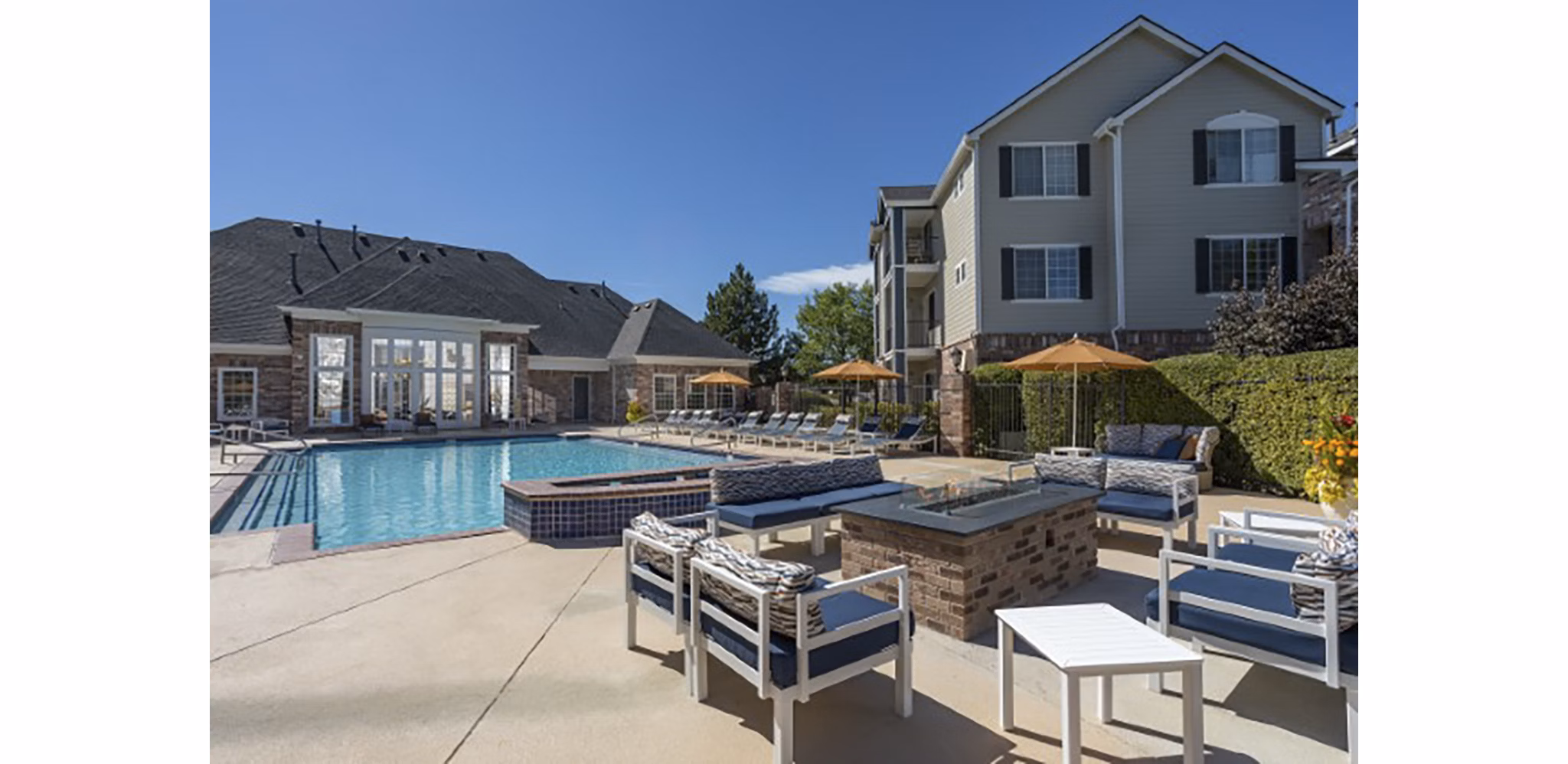 Fire pit at Avana Eastlake Apartments offering cozy outdoor seating and gathering space