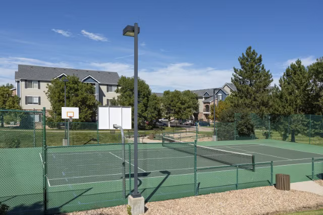 Modern sport court at Avana Eastlake Apartments featuring state-of-the-art facilities for active lifestyles
