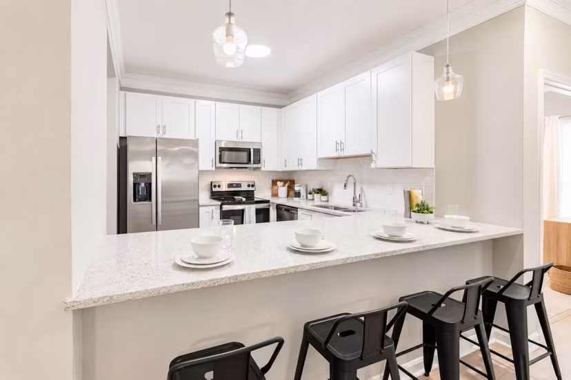 kitchen at Parker Point Apartments