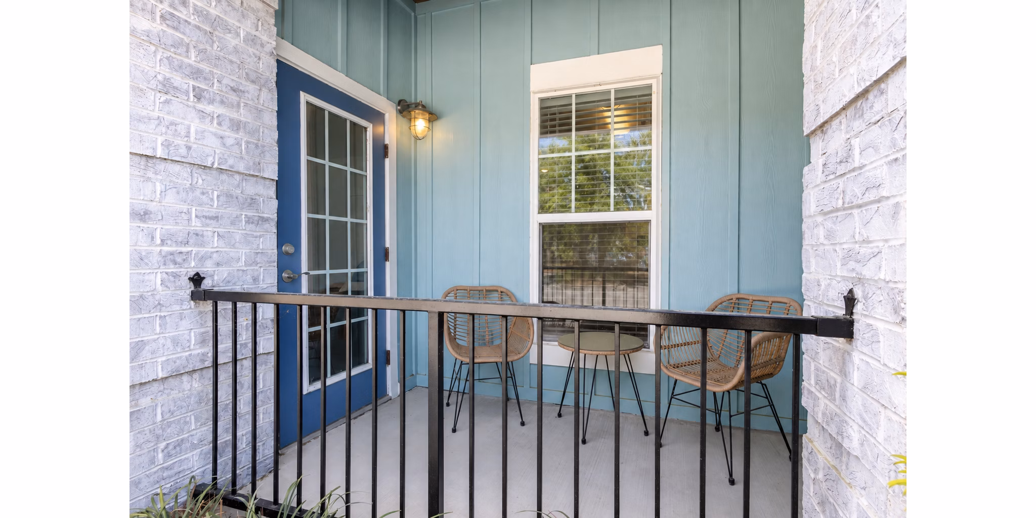 Patio at Parker Point Apartments